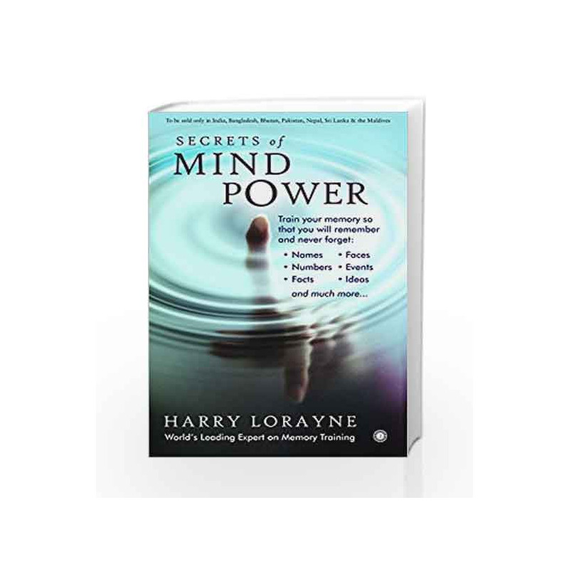 Secrets of Mind Power by HARRY LORAYNE Book-9788184958935