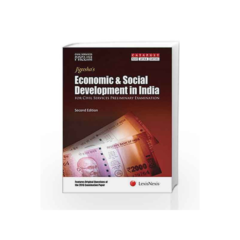 Economic & Social Development in India for Civil Services (Preliminary) Examinations by Jigeesha's Book-9789350359341