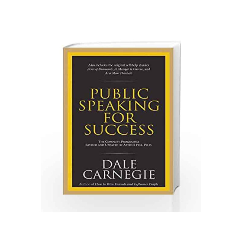 Public Speaking For Success by CARNEGIE Book-9788183220668