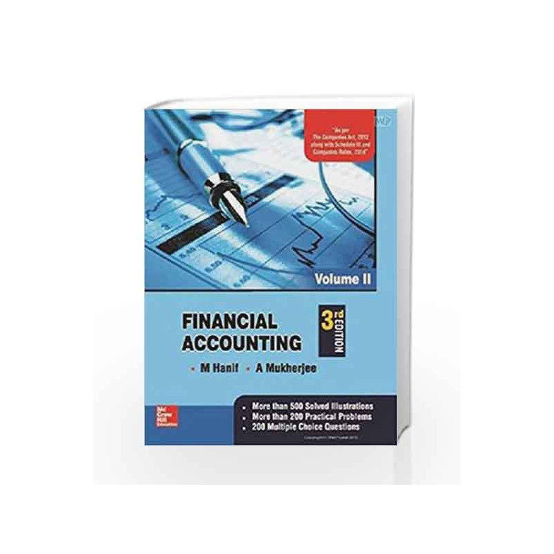 Financial Accounting - Vol. 2 by M Hanif Book-9780071333474