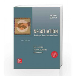 Negotiation: Readings, Exercises and Cases by Roy J. Lewicki Book-9789352602117