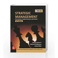 Strategic Management: Formulation, Implementation and Control by John Pearce Book-9781259001642