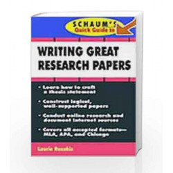 Writing Great Research Papers, 1st Edition by Rozakis Book-9780070606050