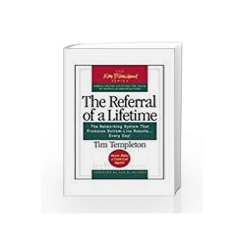 The Referral Of A Lifetime by TEMPLETON Book-9780070607064