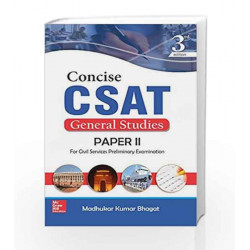 Concise CSAT for GS Paper II by Madhukar Bhagat Book-9789385965357