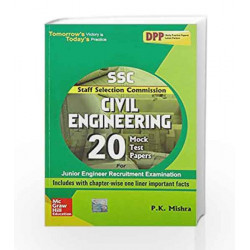 SSC Civil Engineering 20 Mock Test Papers by P.K. Mishra Book-9789352604647