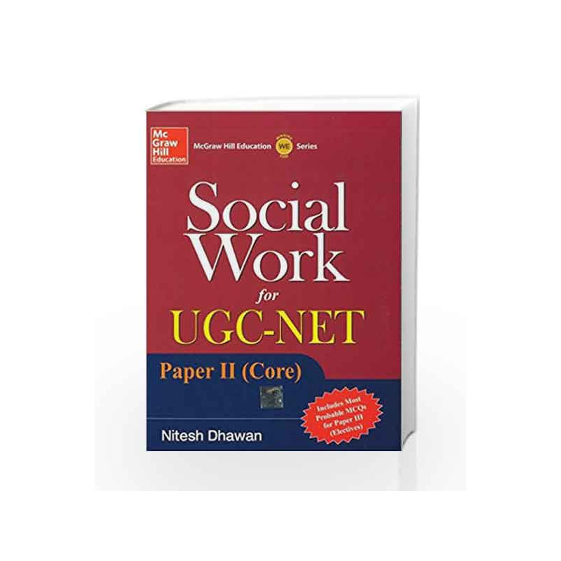 Social Work for UGC NET Paper II (Core) by Nitesh Dhawan Book-9789332901193
