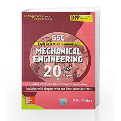 SSC Mechanical Engineering 20 Mock Test Papers by P.K. Mishra Book-9789352604630