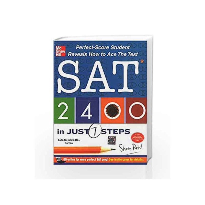 SAT 2400 in Just 7 Steps by Shaan Patel Book-9781259029301
