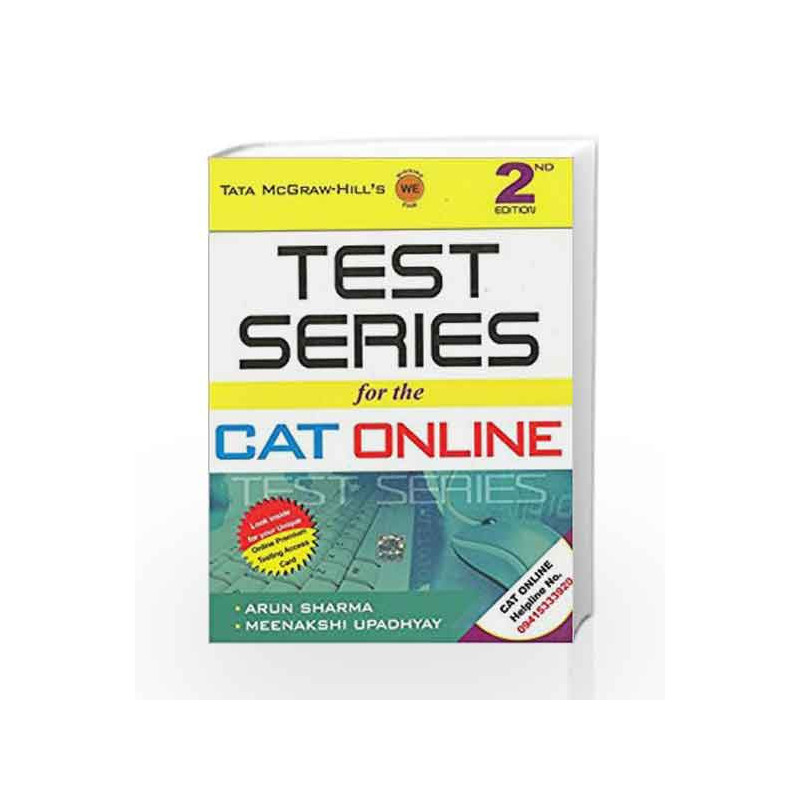 Test Series for the CAT Online by SHARMA, ARUN Book-9781259027239