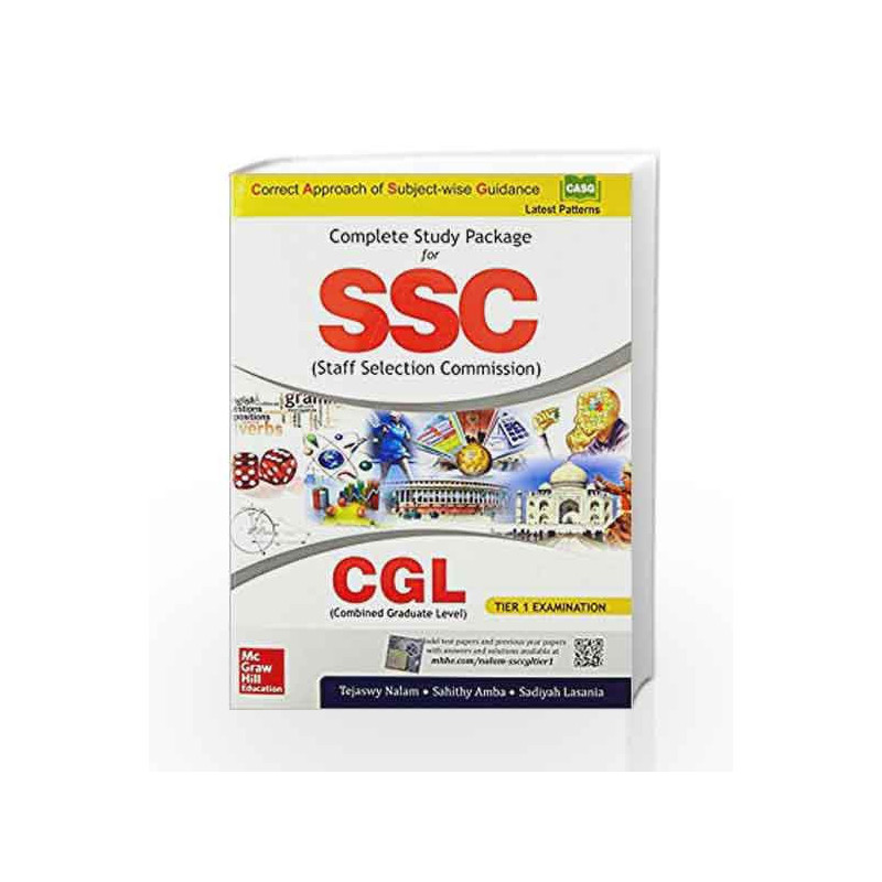 Complete Study Package for SSC CGL Tier I Examination by Tejaswy Nalam Book-9789352604074