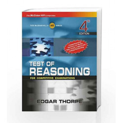 Test of Reasoning by Edgar Thorpe Book-9780070620315