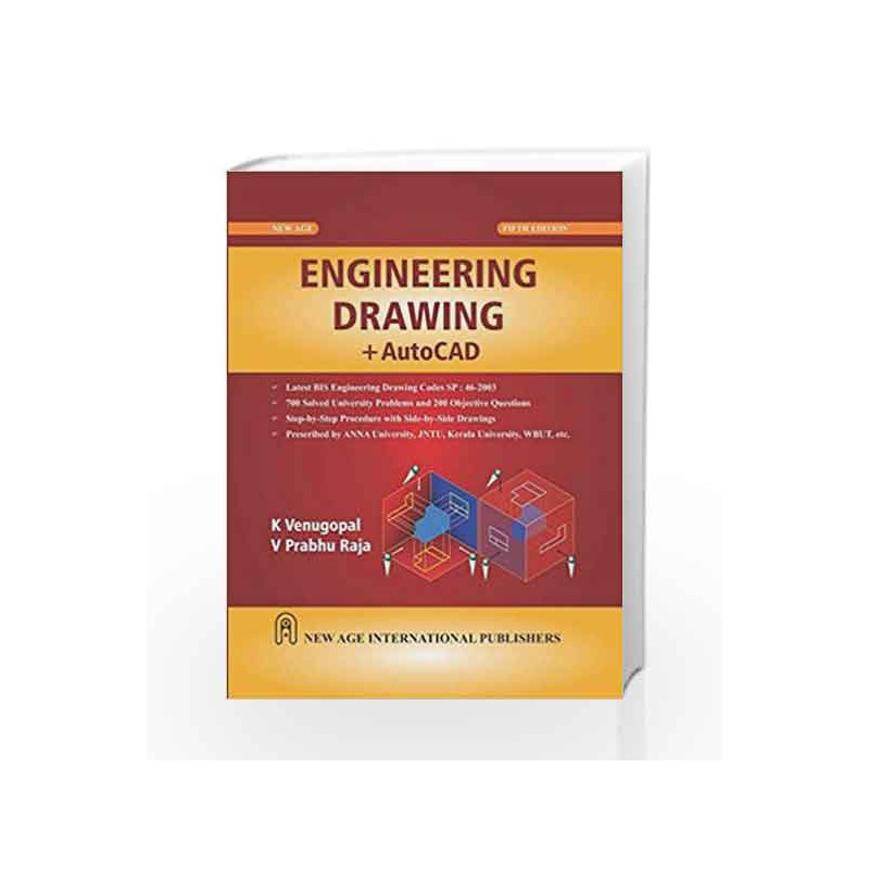 Engineering Drawing + AutoCAD by K. Venugopal Book-9788122431452