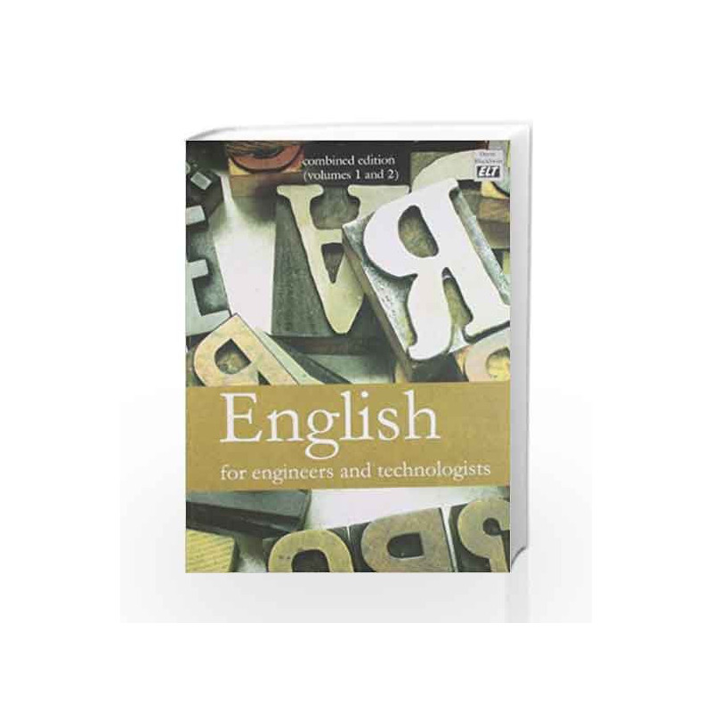 English for Engineers and Technologists (Combined edition) by Anna University Book-9788125030195