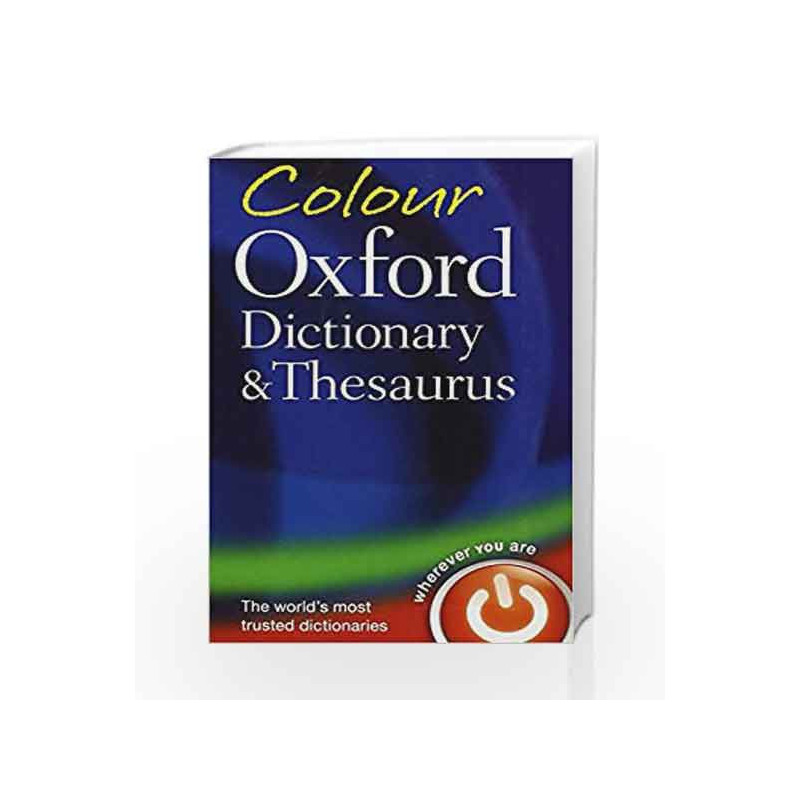 Colour Oxford Dictionary & Thesaurus by - Book-9780199607938