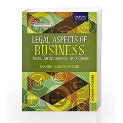 Legal Aspects of Business by DANIEL ALBUQUERQUE Book-9780199463169