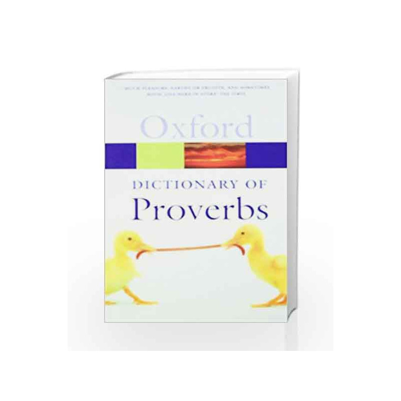 A Dictionary of Proverbs (Oxford Quick Reference) by John Simpson Book-9780199539536