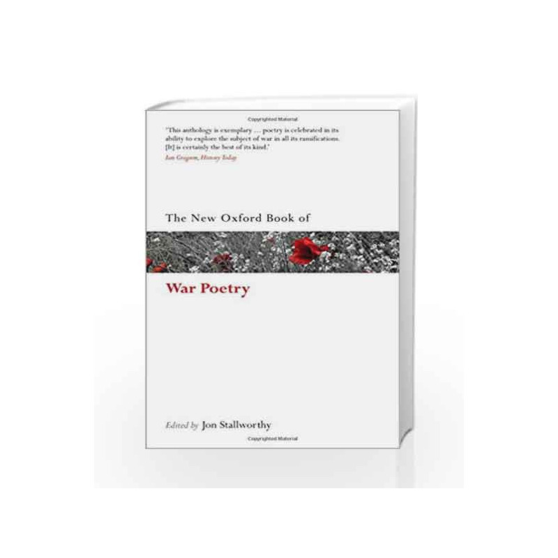 The New Oxford Book of War Poetry (Oxford Books of Prose & Verse) by Jon Stallworthy Book-9780198704485