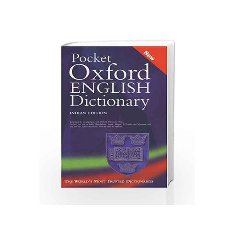 Pocket Oxford English Dictionary by OXFORD Book-9780195677256
