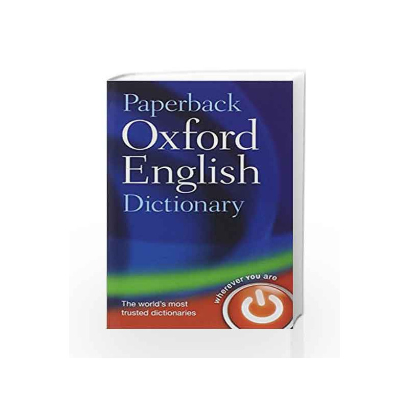 Paperback Oxford English Dictionary by Oxford Dictionaries Book-9780199640942