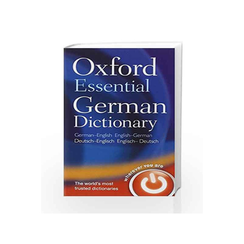 Oxford Essential German Dictionary by OXFORD Book-9780199576395