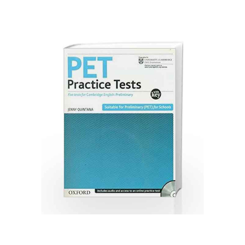 Pet Practice Tests: Practice Tests (With Key) and Audio CD Pack by Quintana Book-9780194534680