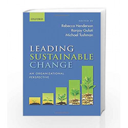 Leading Sustainable Change: An Organizational Perspective by 0 Book-9780198783725