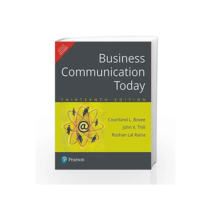 Business Communication Today by L. Bovee Courtland Book-9789332578753