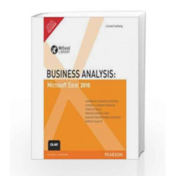 Business Analysis by Conrad Carlberg Book-9788131762097