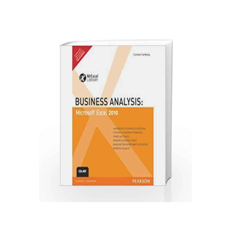 Business Analysis by Conrad Carlberg Book-9788131762097