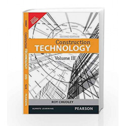 Construction Technology - Volume 3, 2e by Chudley Book-9789332542075