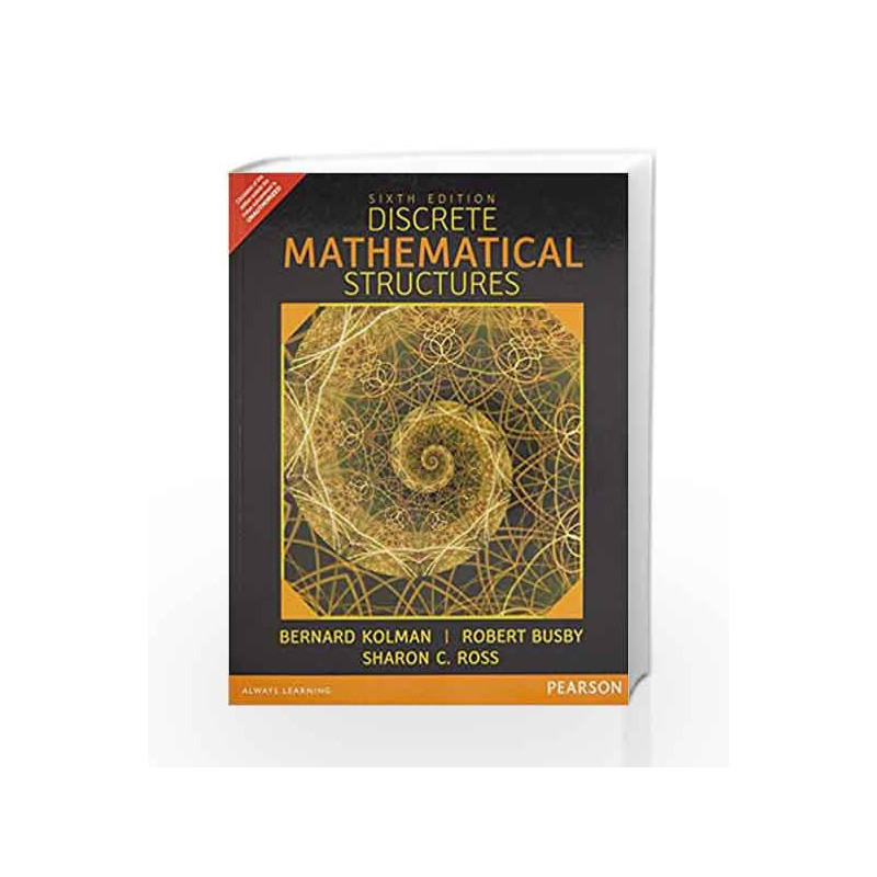 Discrete Mathematical Structures by Kolman / Busby / Ross Book-9789332549593