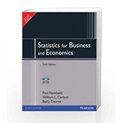 Statistics for Business and Economics and Student CD, 6e by NEWBOLD Book-9788131719275