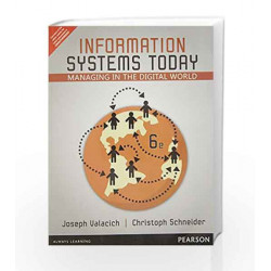 Information Systems Today: Man by Valacich Book-9789332549944