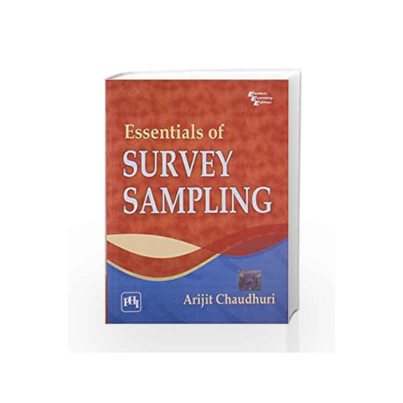 Essentials of Survey Sampling by Chaudhuri Book-9788120339705