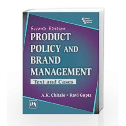 Product Policy and Brand Management by Chitale A.K Book-9788120346369