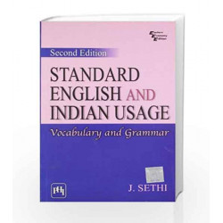 Standard English and Indian Usage: Vocabulary and Grammar by Sethi J Book-9788120342743