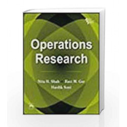 Operations Research by Shah Book-9788120331280