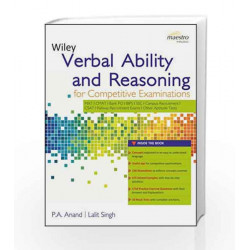 Wiley's Verbal Ability and Reasoning for Competitive Examinations by P.A. Anand Book-9788126554294