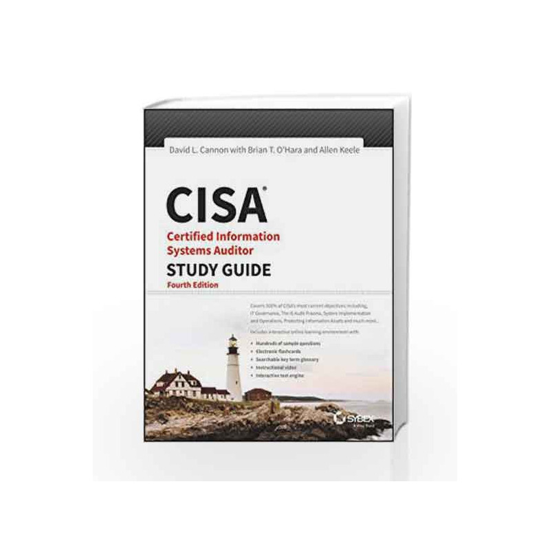 CISA: Certified Information Systems Auditor Study Guide, 4ed (SYBEX) by DAVID, CANNON, BRIAN Book-9788126562190