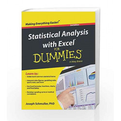 Statistical Analysis with Excel for Dummies, 3ed by JOSEPH SCHMULLER Book-9788126543441