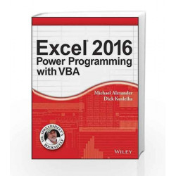 Excel 2016 Power Programming with VBA by MICHAELALEXANDER Book-9788126560608