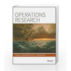 Operations Research by T. Madhavan Vasant Lakshman Mote Book-9788126556380