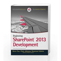 Beginning Sharepoint 2013 Development (WROX) by Steve Fox Book-9788126541690