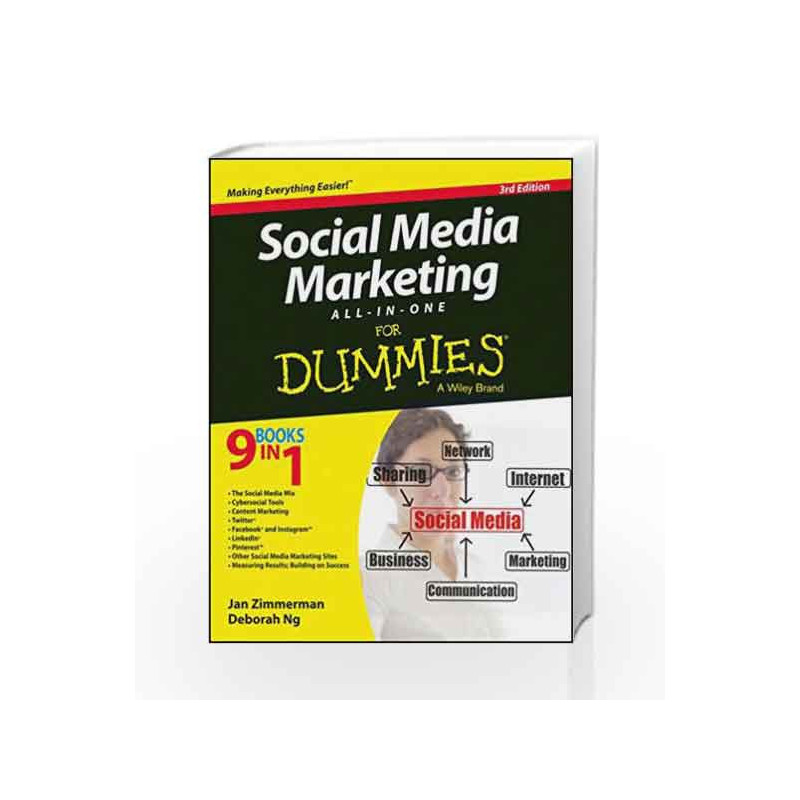 Social Media Marketing All-in-One For Dummies, 3ed by Jan Zimmerman Book-9788126560943