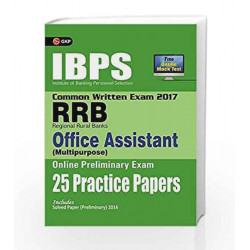 IBPS RRB-CWE Office Assistant (Multipurpose) Preliminary 25 Practice Papers 2017 by GKP