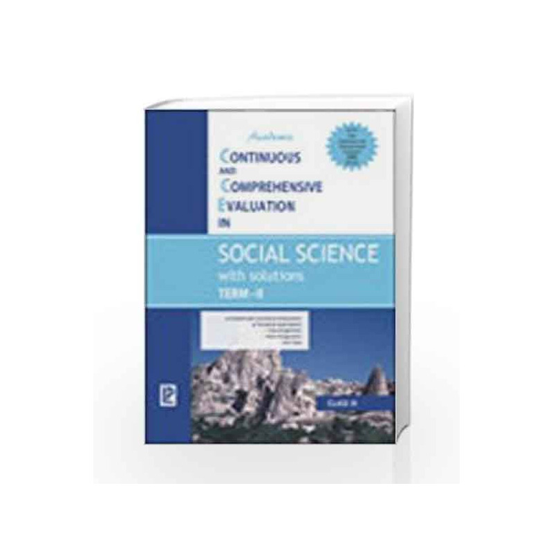 Academic CCE in Social Science with Solutions Term-II IX by J. P. Singhal Book-9789380644325