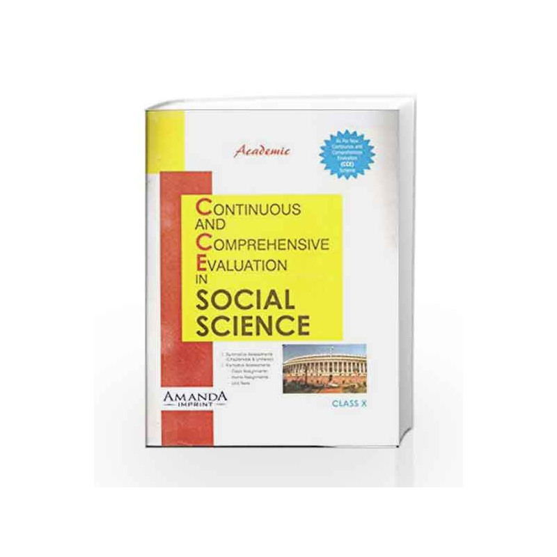 Academic CCE in Social Science X by J.P. Singhal Book-9789380644196