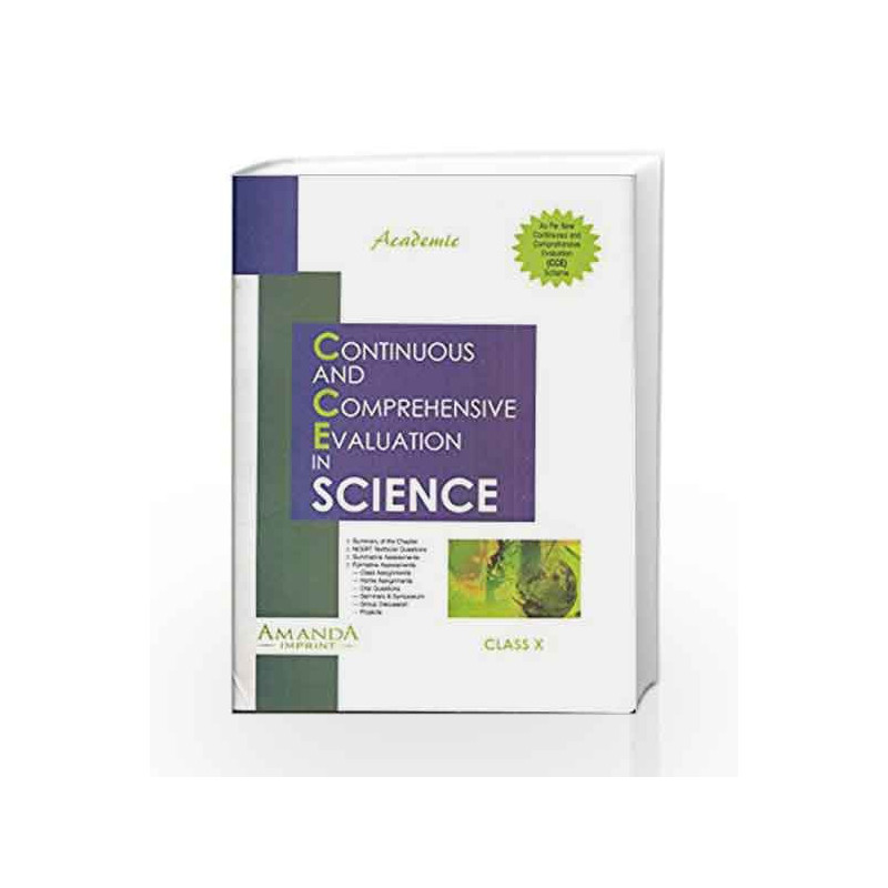 Academic CCE in Science X by Dr. N. K. Sharma Book-9789380644189
