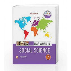 Academic Map Work in Social Science VII by J. P. Singhal Book-9788190856034